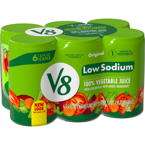 V8® JUICE VEGETABLE 100% LOW SODIUM CAN