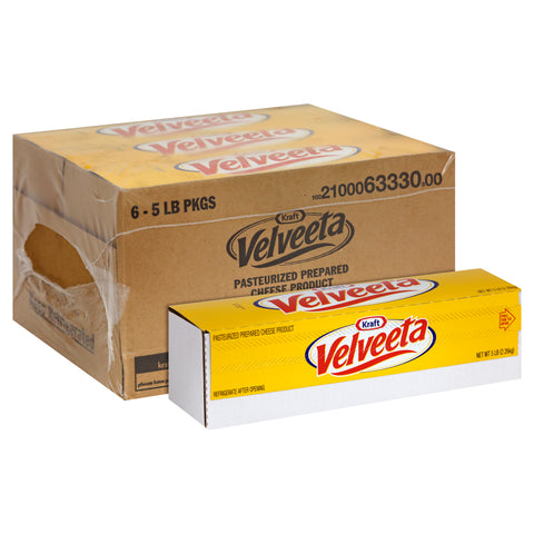 Kraft Velveeta Cheese Loaf Spread, 5 Pound -- 6 per case.