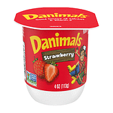 Danimals Strawberry Nonfat Yogurt , 4 Ounce Cup -- 48 per case.