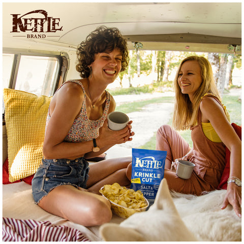 Kettle Foods CHIP POTATO KETTLE SALT & PEPPER KRINKLE KUT
