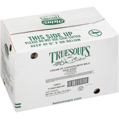 True Soups Ready To Heat Cream of Chicken Soup with Wild Rice Soup, 8 Pound -- 4 per case