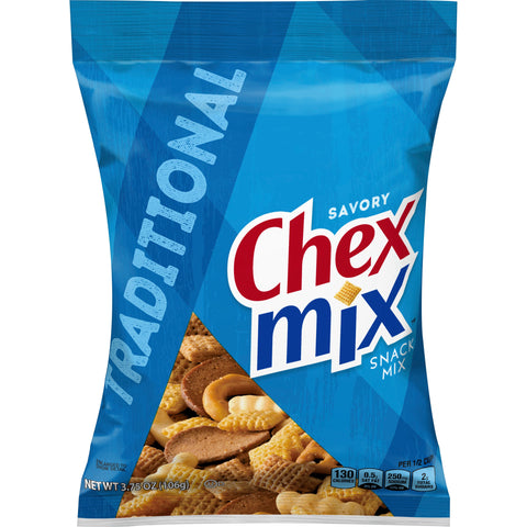 Chex Mix Traditional Snack Mix, 3.75 Ounce -- 8 per case