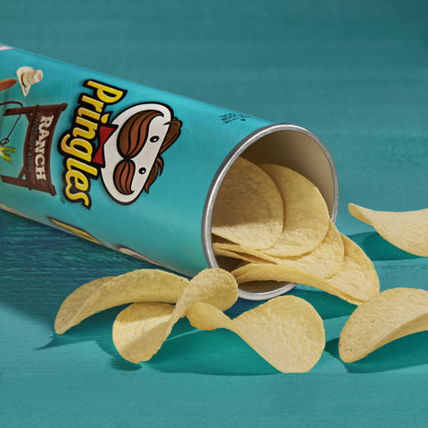 Pringles Ranch Crisps, 5.5 Ounce -- 14 per case.