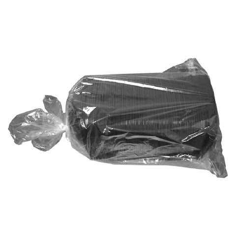 Crisp Food Technologies® CONTAINER PLASTIC POLYPROPYLENE BLACK 1 COMPARTMENT OVAL 11