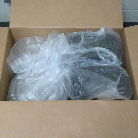 Crisp Food Technologies® CONTAINER RECTANGLE BASE BLACK 1-COMPARTMENT CF424 9X6