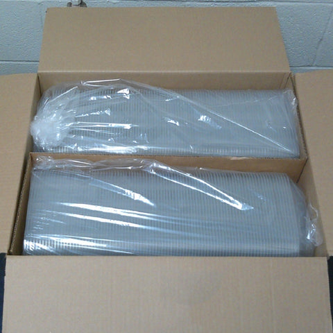 Crisp Food Technologies® CONTAINER PLASTIC BLACK W/ CLEAR LID COMBO CDCF85321/CFL85 32 OZ