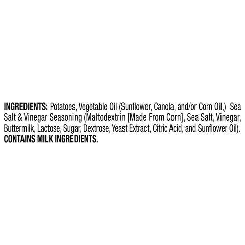 Miss Vickies® CHIP POTATO KETTLE COOKED SEA SALT & VINEGAR LARGE SINGLE SERVE