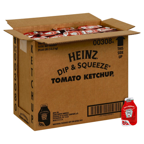 Heinz Dip and Squeeze Tomato Ketchup, 0.96 Ounce -- 500 per case.