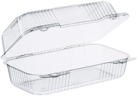Dart StayLock® CONTAINER PLASTIC CLEAR HINGED LID OBLONG 9X5.4X3.5