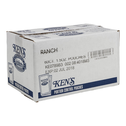Ken's Foods DRESSING RANCH SINGLE SERVE POUCH