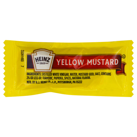 Mustard Yellow Single Serve Packet 530500/78000700