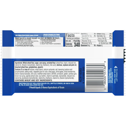 Pastry Pop-tarts® Made W/ Whole Grain Frosted Strawberry