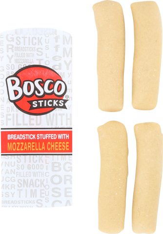 Boscos Breadstick - Stuffed with Mozzarella Cheese, 7 inch -- 108 per case.