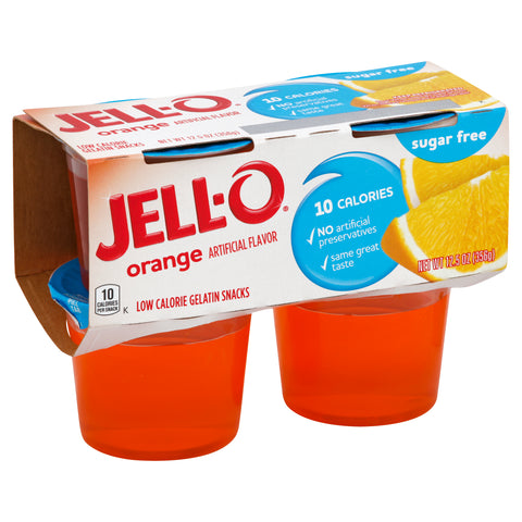 Jell-O GELATIN ORANGE SUGAR FREE READY TO EAT