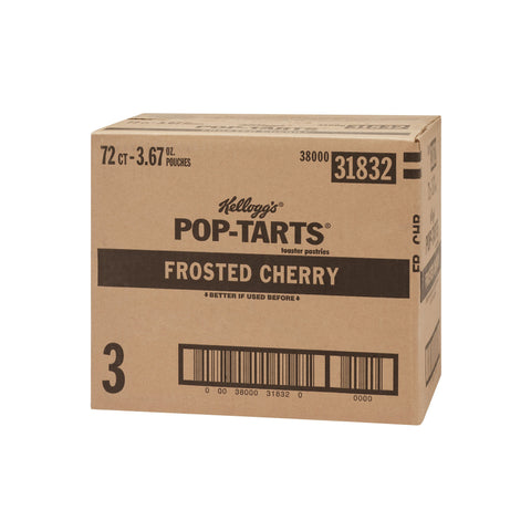 Pop-Tarts Frosted Cherry, 3.3 Ounce - 6 per box -- 12 Case