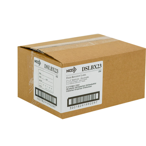 Label Food Rotation Shelf Life Dissolvable 2x3