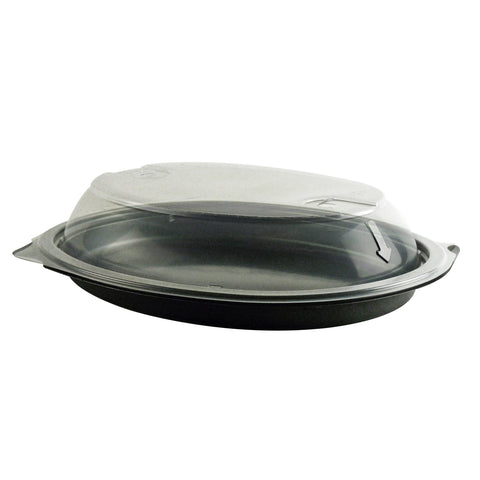 Anchor Packaging PLATTER PLASTIC SNAP ‘N GO OVAL ANTI-FOG DOME COMBO 10X8 16 OZ