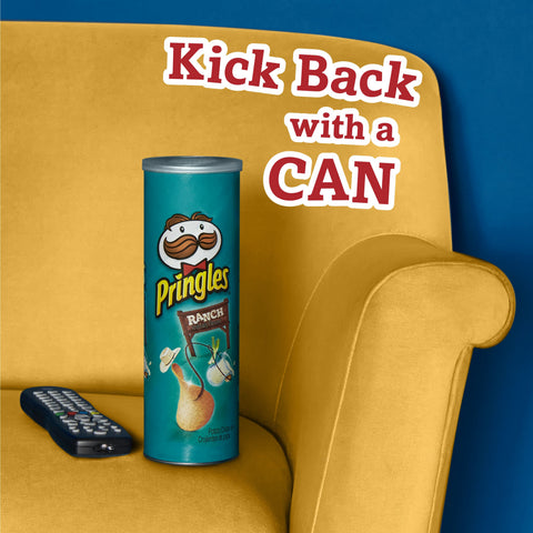 Pringles Ranch Crisps, 5.5 Ounce -- 14 per case.