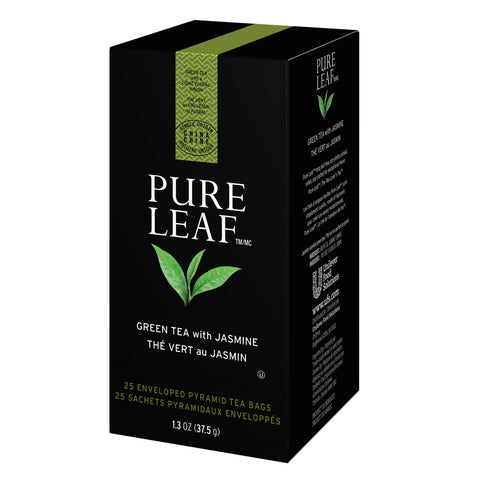 Pure Leaf Green with Jasmine Enveloped Hot Tea Bags, 25 count -- 6 per case