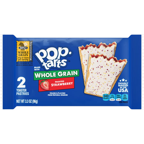 Pop Tarts Frosted Strawberry Toaster Pastry, 3.52 Ounce -- 72 per case.
