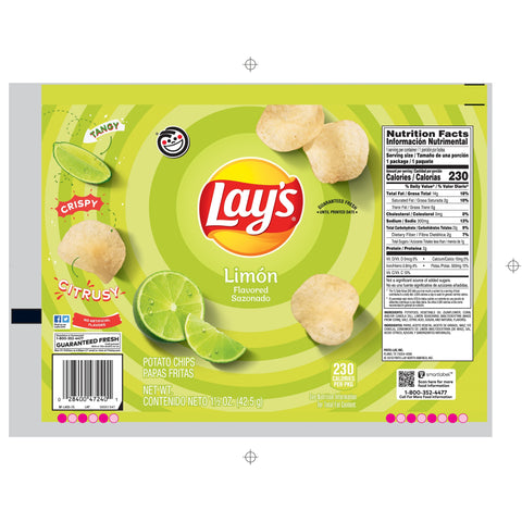 Lay's® CHIP POTATO LIMON SINGLE SERVE