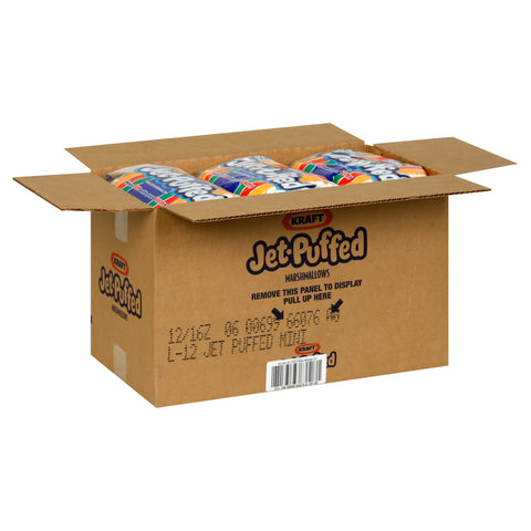 Jet-Puffed Mini Marshmallow - 16 oz. bag, 12 per case