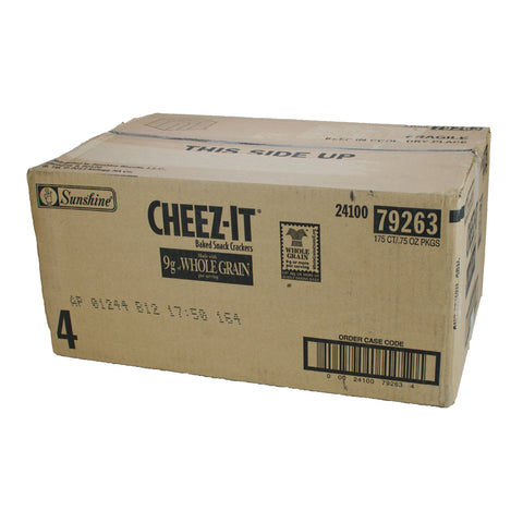 Cheez It Original Whole Grain Cracker, 0.75 Ounce -- 175 per case.